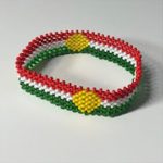 crown maasai anklet